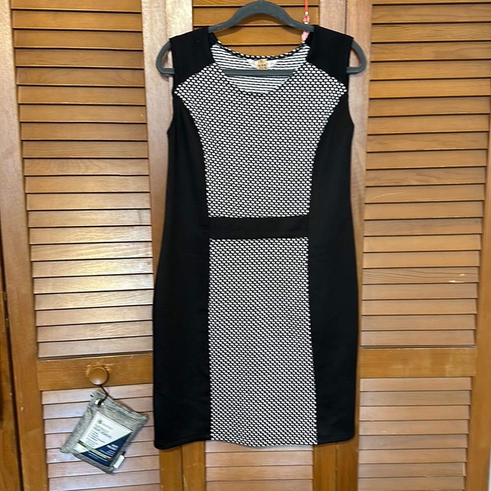 Black and white dress